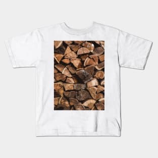 Firewood Cartoon Kids T-Shirt